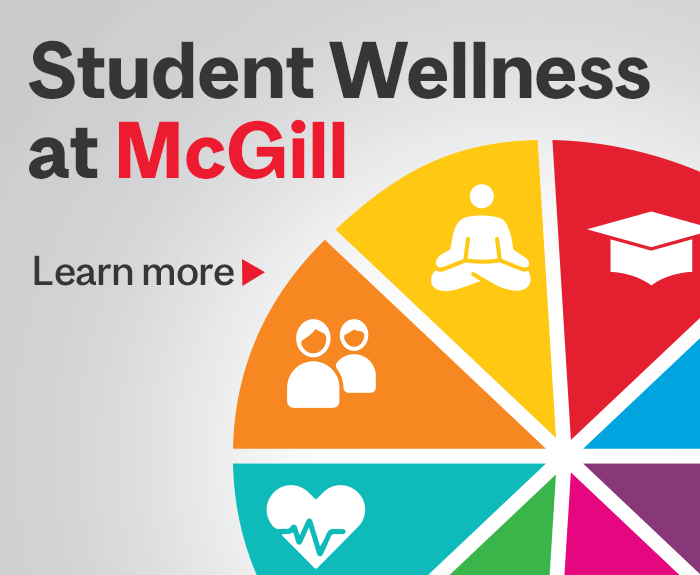 McGill Student wellness wheel banner