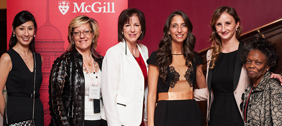 A group of women standing together